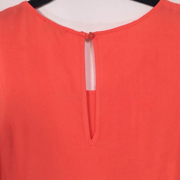 Splendid Women's Dress SMALL Orange Tang Pullover Shift Flowy USA MADE SD11600 - Picture 6 of 8